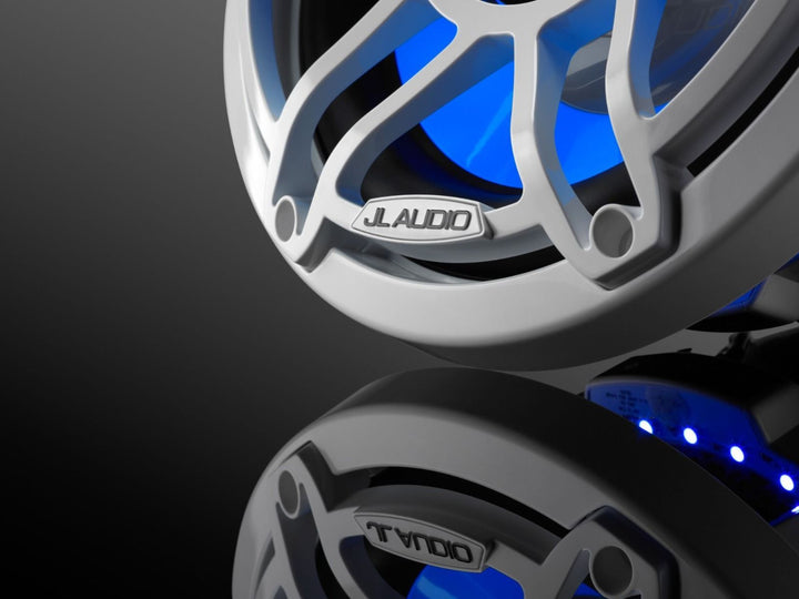 JL Audio JLM6-10IB-S-GW-GW-I4: 10" M6- / IB-Series LED RGB Gloss White Sport Marine Subwoofer
