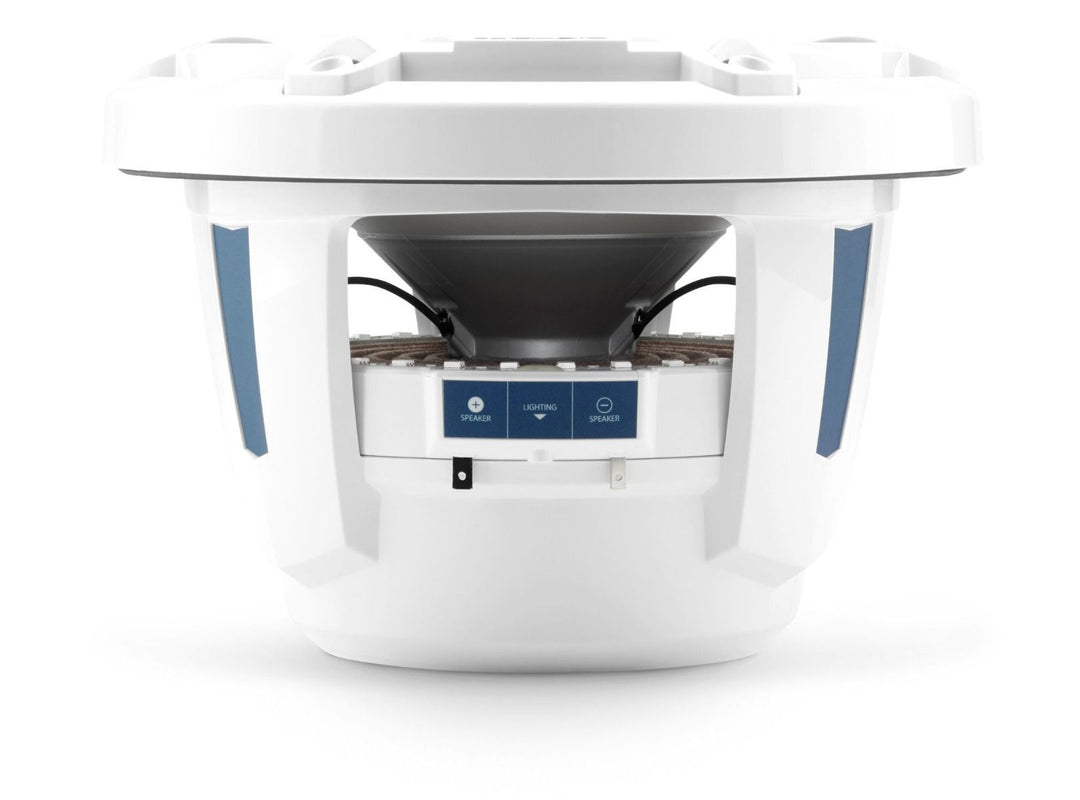 JL Audio JLM6-10IB-S-GW-GW-I4: 10" M6- / IB-Series LED RGB Gloss White Sport Marine Subwoofer