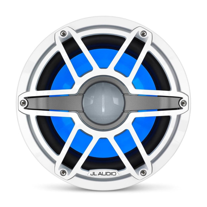 JL Audio JLM6-10IB-S-GW-GW-I4: 10" M6- / IB-Series LED RGB Gloss White Sport Marine Subwoofer