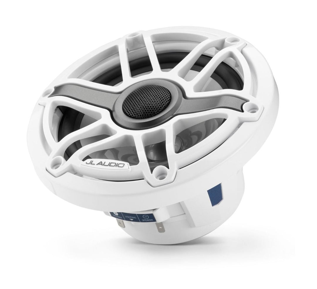 JL Audio JLM6-650X-S-GW-GW: 6.5" M6-Series Gloss White Sport Marine Coaxial Speakers