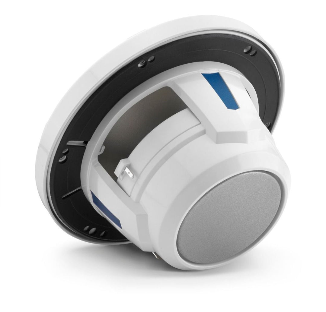 JL Audio JLM6-650X-S-GW-GW-I: 6.5" M6-Series LED RGB Gloss White Sport Marine Coaxial Speakers