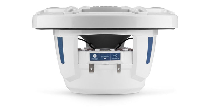 JL Audio JLM6-650X-S-GW-GW-I: 6.5" M6-Series LED RGB Gloss White Sport Marine Coaxial Speakers