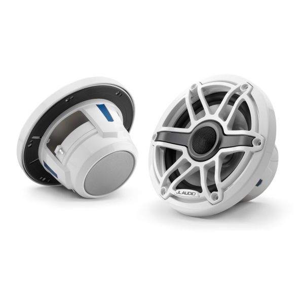 JL Audio JLM6-650X-S-GW-GW: 6.5" M6-Series Gloss White Sport Marine Coaxial Speakers