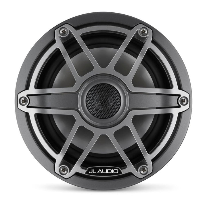 JL Audio JLM6-650X-S-GM-TI: 6.5" M6-Series Sport Gun Metal Titanium Marine Coaxial Speakers
