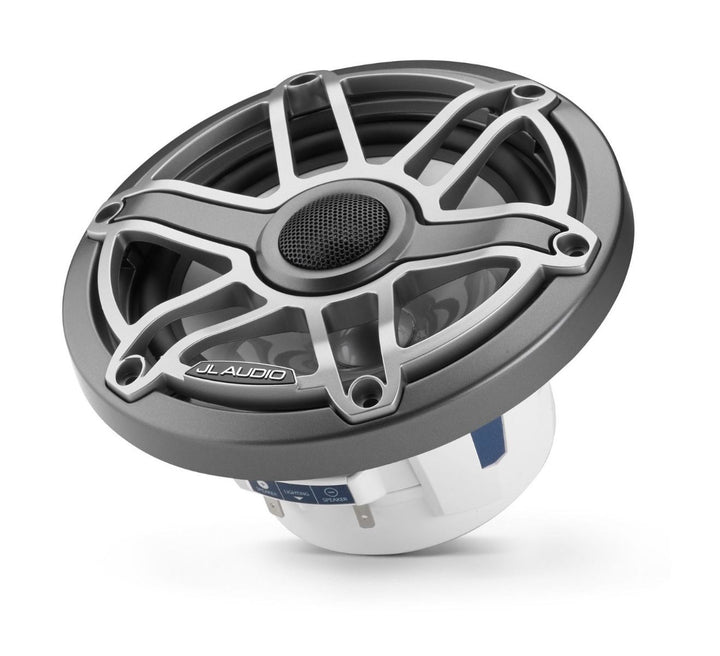 JL Audio JLM6-650X-S-GM-TI: 6.5" M6-Series Sport Gun Metal Titanium Marine Coaxial Speakers