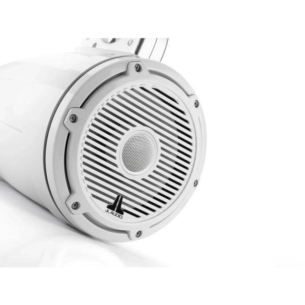 JL Audio JLM6-770XETXV3-GW-C-3GW: 7.7" M6-Series Gloss White Classic Tower Enclosure Coaxial Speaker System