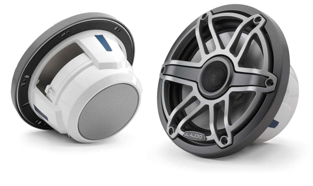 JL Audio JLM6-770X-S-GM-TI: 7.7" M6-Series Gun Metal Titanium Sport Marine Coaxial Speakers