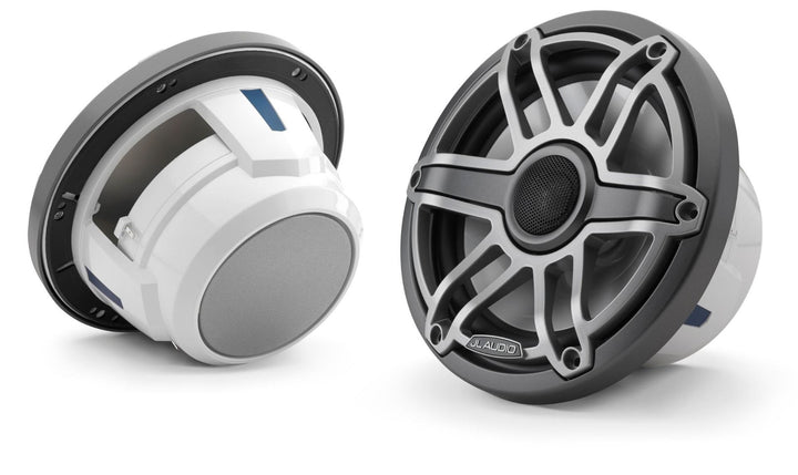 JL Audio JLM6-770X-S-GM-TI: 7.7" M6-Series Gun Metal Titanium Sport Marine Coaxial Speakers