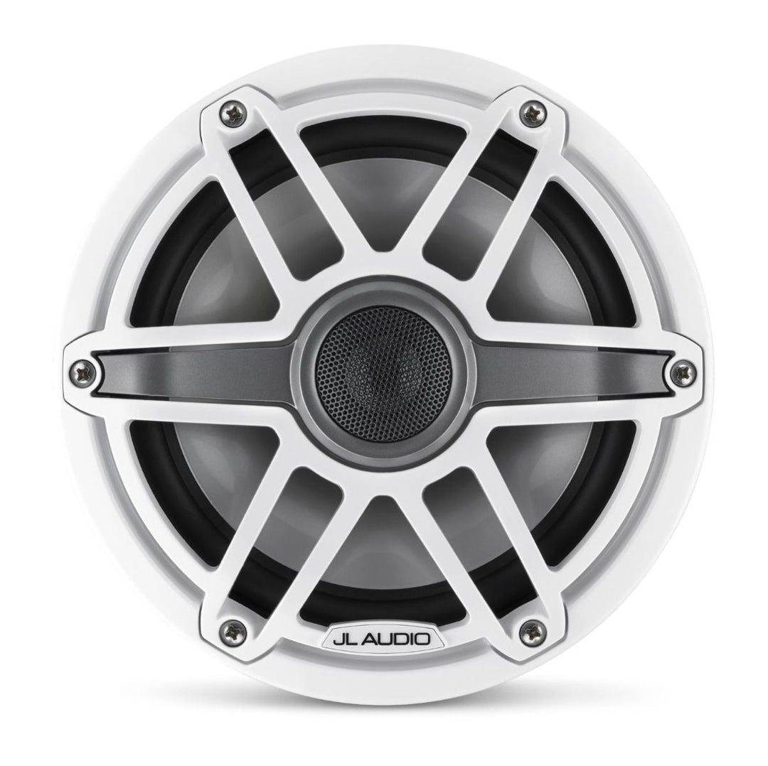 JL Audio JLM6-770X-S-GW-GW: 7.7" M6-Series Gloss White Sport Marine Coaxial Speakers