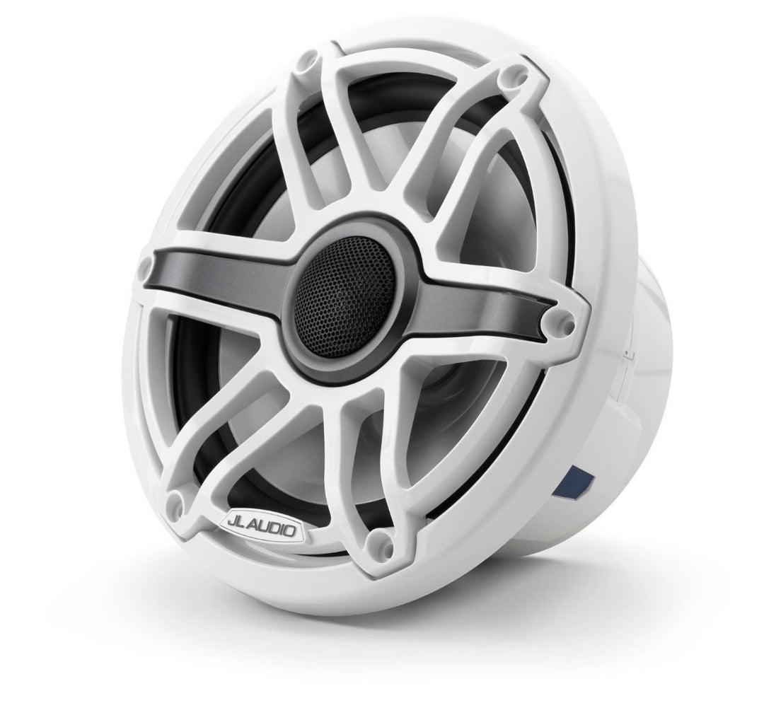 JL Audio JLM6-770X-S-GW-GW: 7.7" M6-Series Gloss White Sport Marine Coaxial Speakers