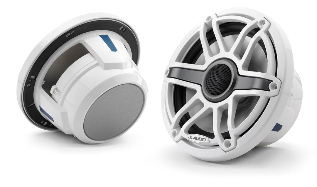 JL Audio JLM6-770X-S-GW-GW: 7.7" M6-Series Gloss White Sport Marine Coaxial Speakers