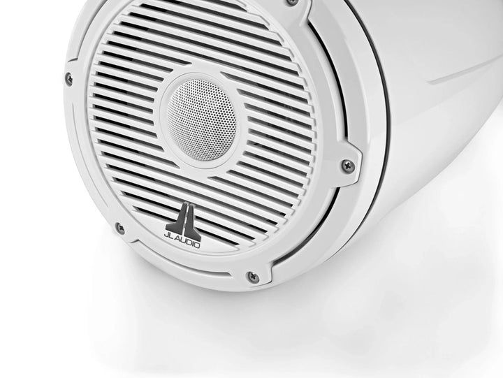 JL Audio JLM6-880ETXV3-GW-C-3GW: 8.8" M6-Series Gloss White Classic Tower Enclosure Coaxial Speaker System
