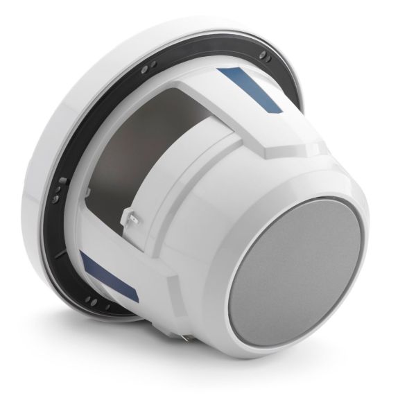 JL Audio JLM6-880X-S-GW-GW-I: 8.8" M6-Series LED RGB Gloss White Sport Marine Coaxial Speakers