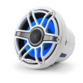 JL Audio JLM6-880X-S-GW-GW-I: 8.8" M6-Series LED RGB Gloss White Sport Marine Coaxial Speakers