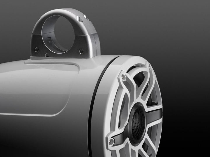 JL Audio JLM6880ETXV3GWSGWGW: 8.8" M6-Series Gloss White Sport Enclosed Tower Coaxial Marine Speaker System