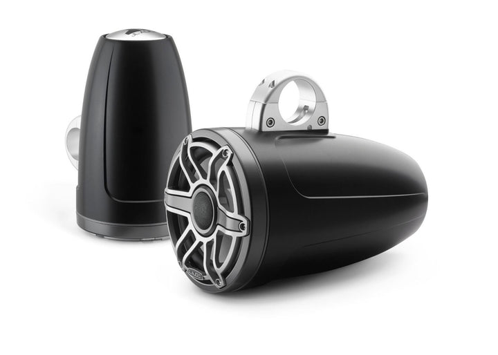 JL Audio JLM6880ETXV3SBSGMTI: 8.8" M6-Series Satin Gun Metal Titanium Sport Enclosed Tower Coaxial Marine Speaker System