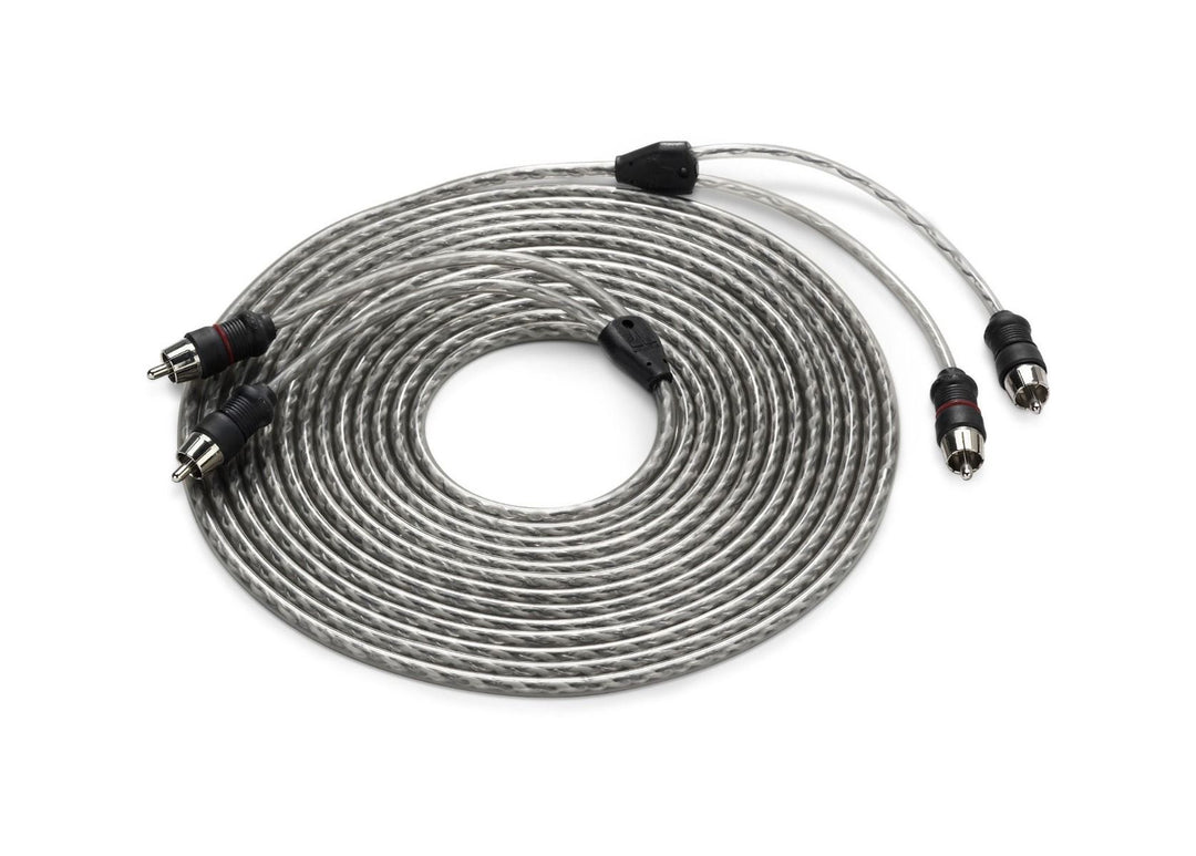 JL Audio JLXD-CLRAIC2-18: 18 FT 2-Channel Clear Audio Interconnect Cable