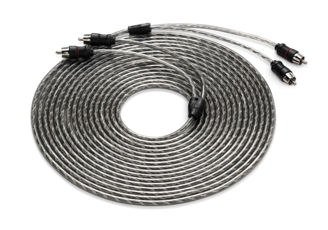 JL Audio JLXD-CLRAIC2-25: 25 FT 2-Channel Clear Audio Interconnect Cable