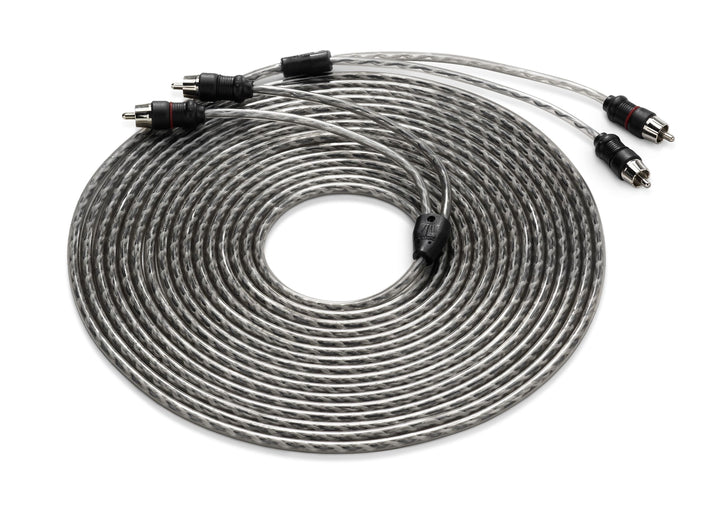 JL Audio JLXD-CLRAIC2-25: 25 FT 2-Channel Clear Audio Interconnect Cable