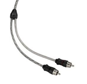 JL Audio JLXD-CLRAIC2-3: 3 FT 2-Channel Clear Audio Interconnect Cable