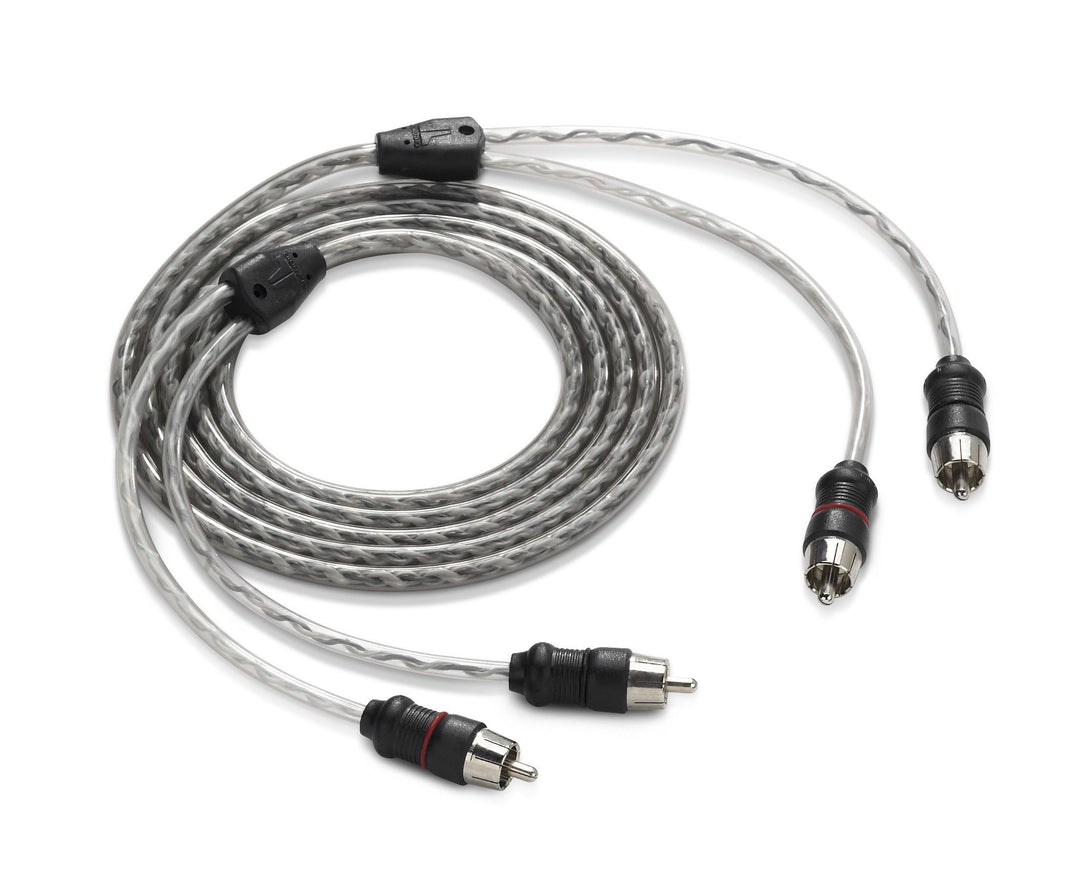 JL Audio JLXD-CLRAIC2-6: 6 FT 2-Channel Clear Audio Interconnect Cable