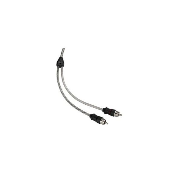 JL Audio JLXD-CLRAIC2-9: 9 FT 2-Channel Clear Audio Interconnect Cable