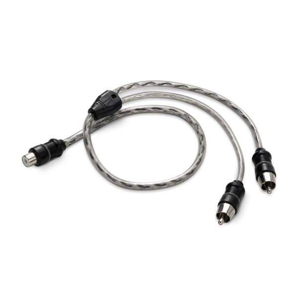 JL Audio JLXD-CLRAICY-1F2M: 1 Female Jack - 2 Male Plugs ECS Y-Adapter Audio Cable