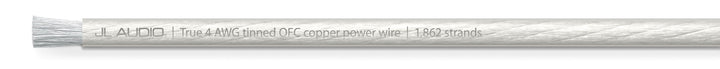 JL Audio JLXD-CPW4-100: 100 FT 4 AWG Clear Tinned Jacket Power Wire Spool