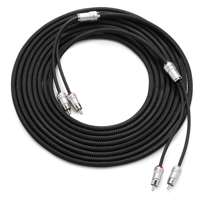 JL Audio JLXE-BLKAIC2-18: 18 FT 2-Channel Twisted-Pair Audio Interconnect Cable