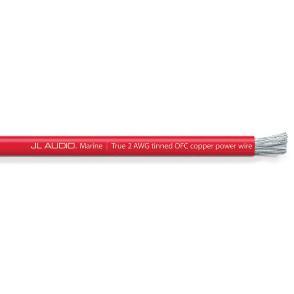 JL Audio JLXM-RPW2-50: 50 FT 2 AWG Premium Marine Bulk Power Wire Spool