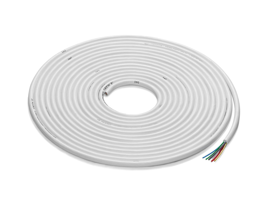 JL Audio JLXM-WHTMFC-25: 25 FT 16 AWG ECS Retail Package Marine White Speaker Cable
