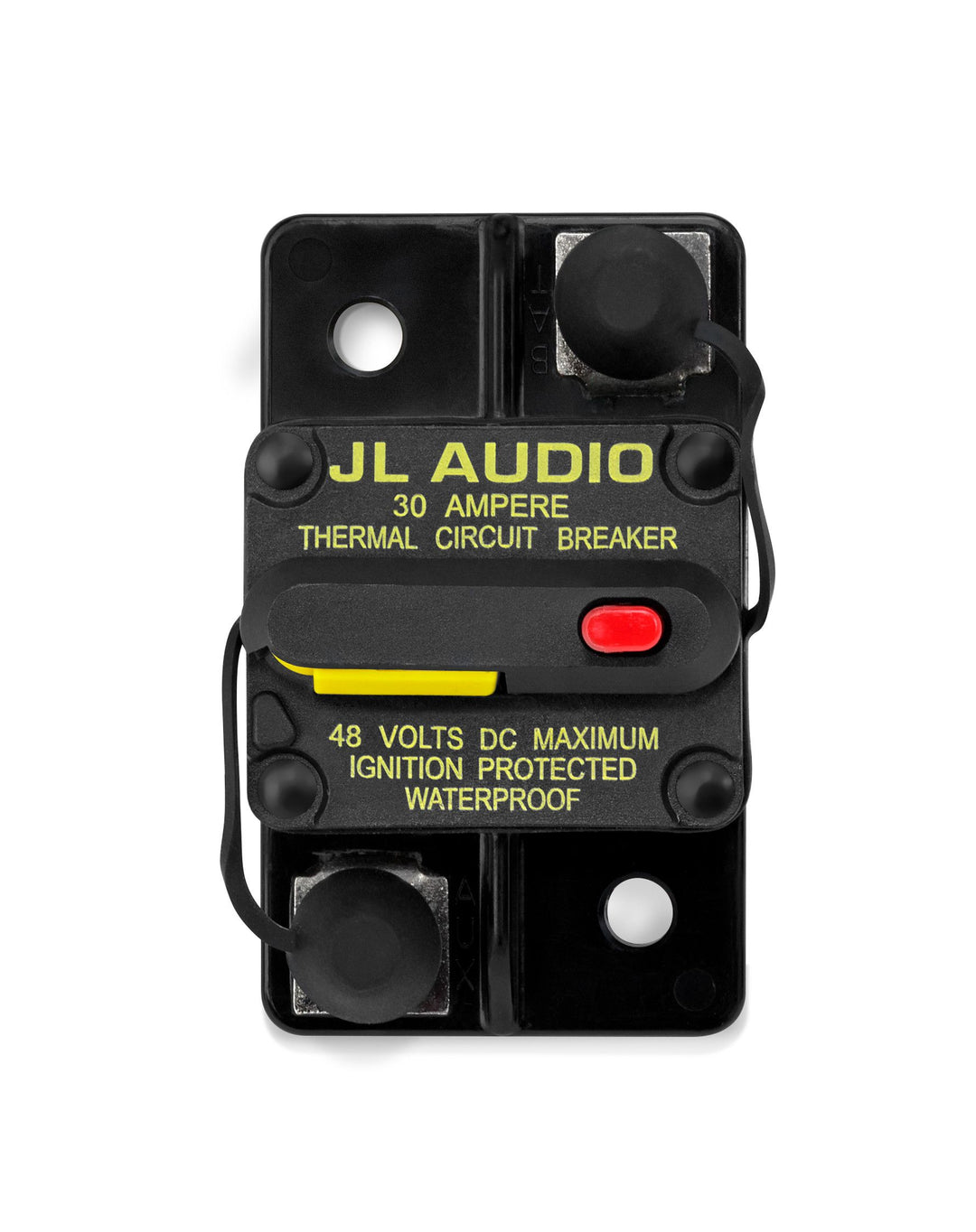 JL Audio JLXMD-MCB-30: 30 A Waterproof Ignition Protected Circuit Breaker