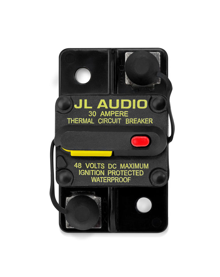 JL Audio JLXMD-MCB-30: 30 A Waterproof Ignition Protected Circuit Breaker