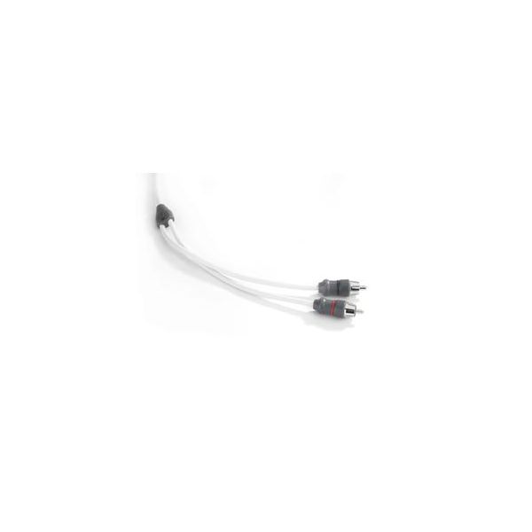 JL Audio JLXMD-WHTAIC2-1.5: 1.5 FT 2-Channel Twisted-Pair Marine RCA Cable