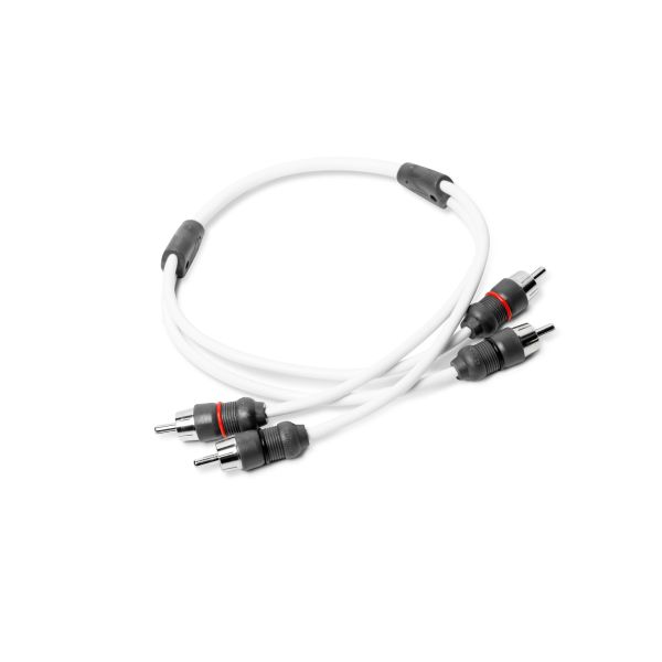 JL Audio JLXMD-WHTAIC2-1.5: 1.5 FT 2-Channel Twisted-Pair Marine RCA Cable