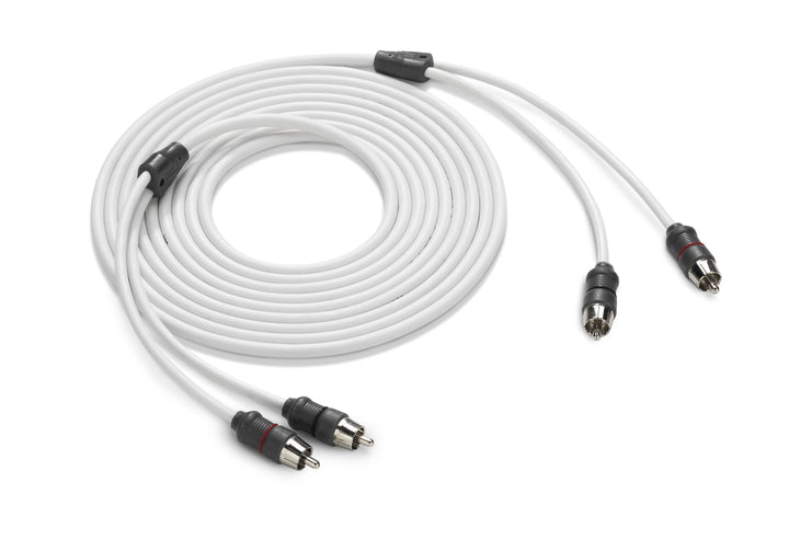 JL Audio JLXMD-WHTAIC2-12: 12 FT 2-Channel Twisted-Pair Marine RCA Cable