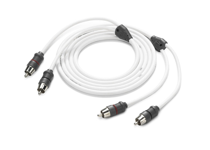JL Audio JLXMD-WHTAIC2-6: 6 FT 2-Channel Twisted-Pair Marine RCA Cable