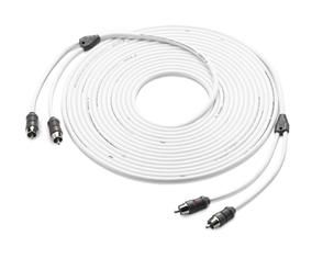 JL Audio JLXMD-WHTAICY-1F2M: 1 Female Jack / 2 Male Plugs Twisted-Pair Marine Y-Adapter Cable