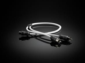 JL Audio JLXMD-WHTAICY-1F2M: 1 Female Jack / 2 Male Plugs Twisted-Pair Marine Y-Adapter Cable