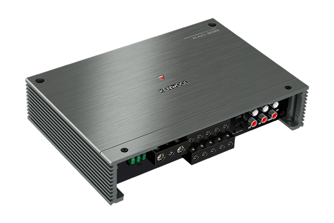Kenwood KAC-835: 75 W RMS x 4 + 500 W x 1 Class-D 5-Channel Power Amplifier