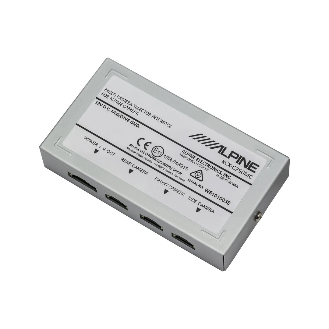 Alpine KCX-C250MC: Multi-Camera Selector Interface