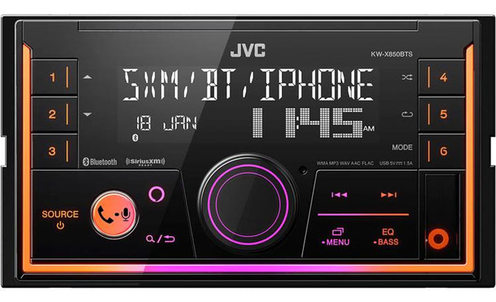 JVC KW-X850BTS: Double-Din In Dash Digital Media Receiver