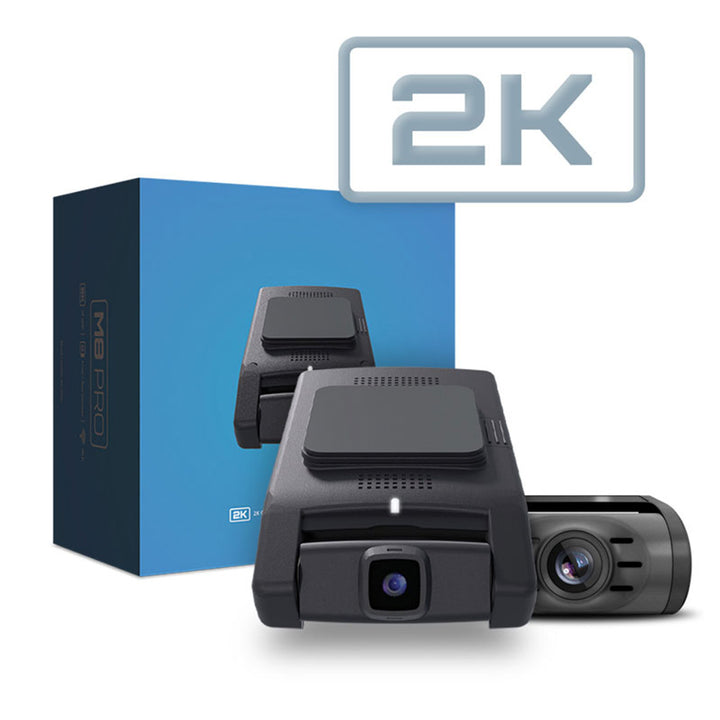 Momento MD-8200: 2-Channel 2 K Resolution QHD M8 Pro Front and Rear Dash Camera