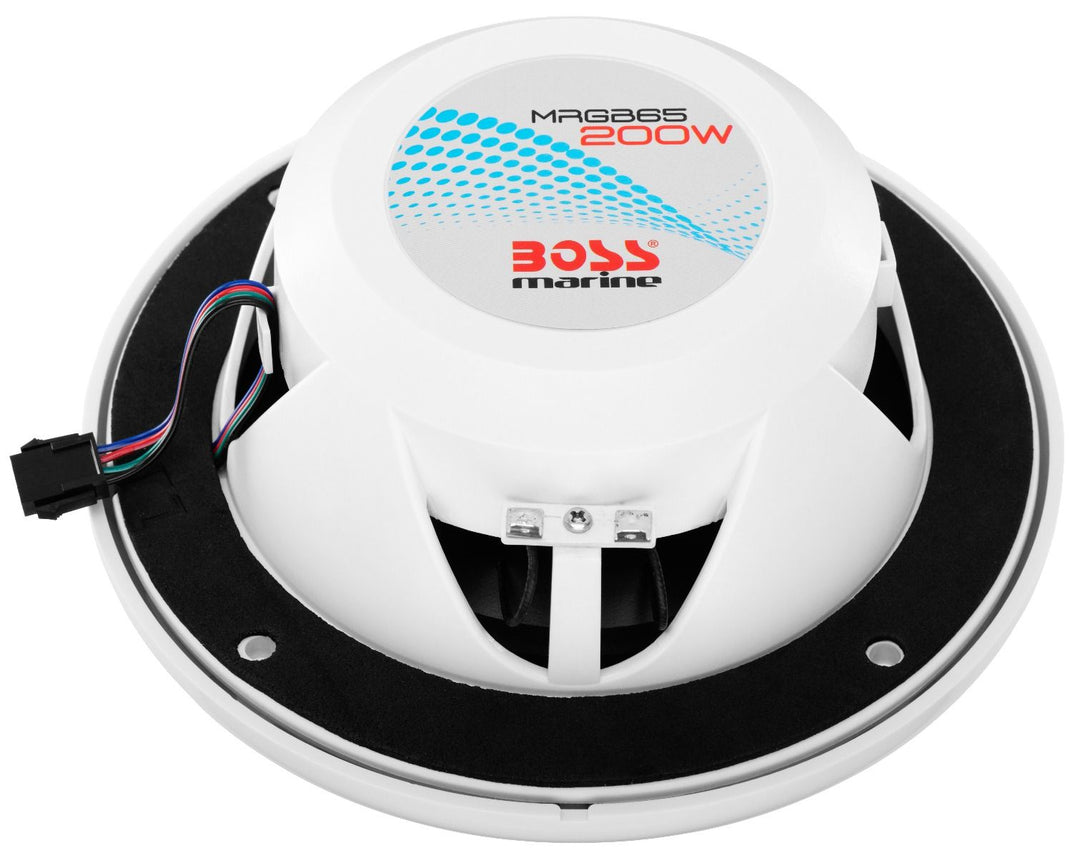 Boss Audio MRGB65: 6.5" 350 W 2-Way White Marine Loudspeaker