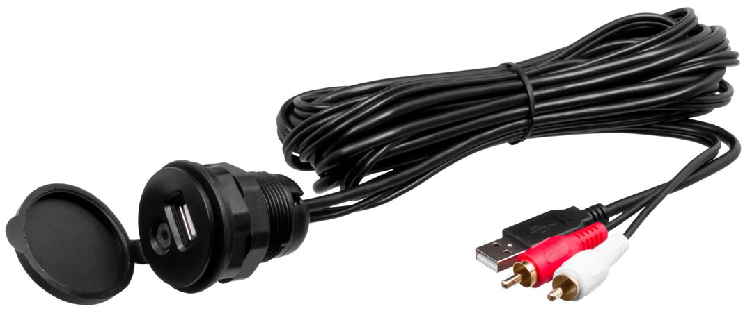 Boss Audio MUSB35: Panel Mount USB Extension Cable