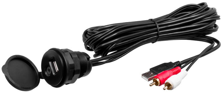 Boss Audio MUSB35: Panel Mount USB Extension Cable