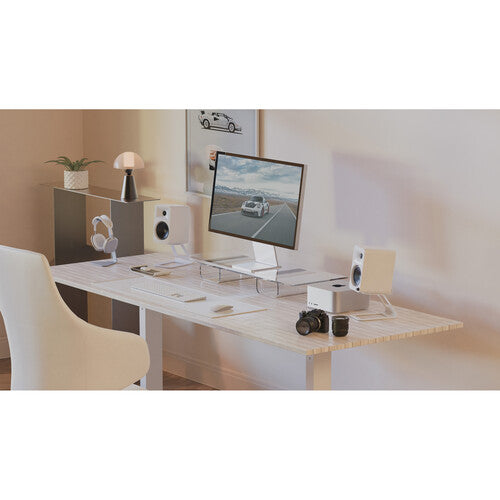 Kanto ORA4MW: White Powered Reference Speakers
