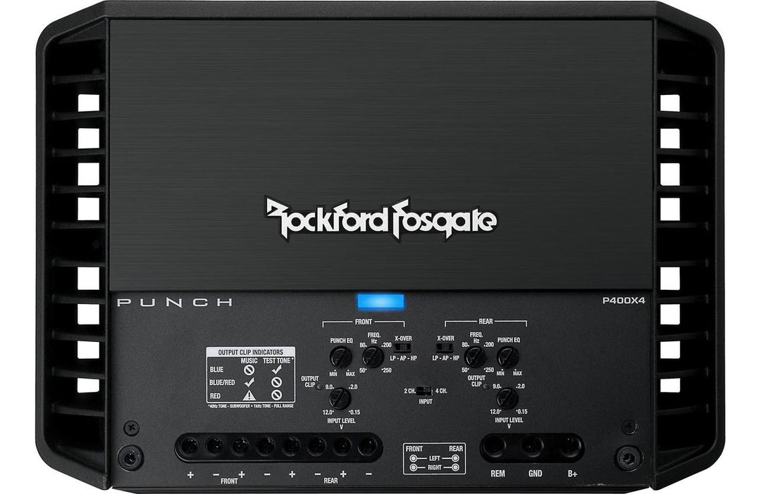 Rockford Fosgate P400X4: Punch 400 W 4-Channel Amplifier