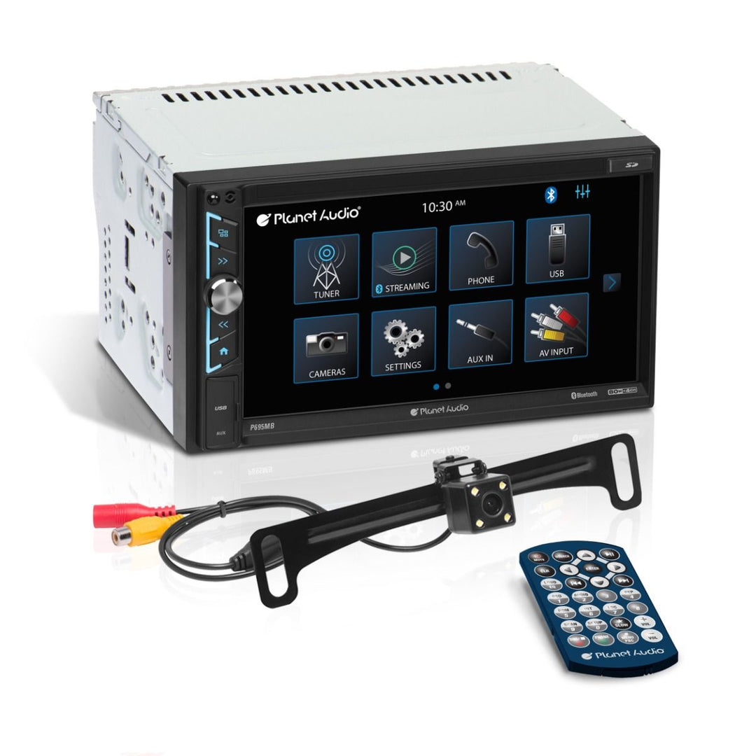 Planet Audio P695MBRC: 6.5" Double-Din Mechless Receiver
