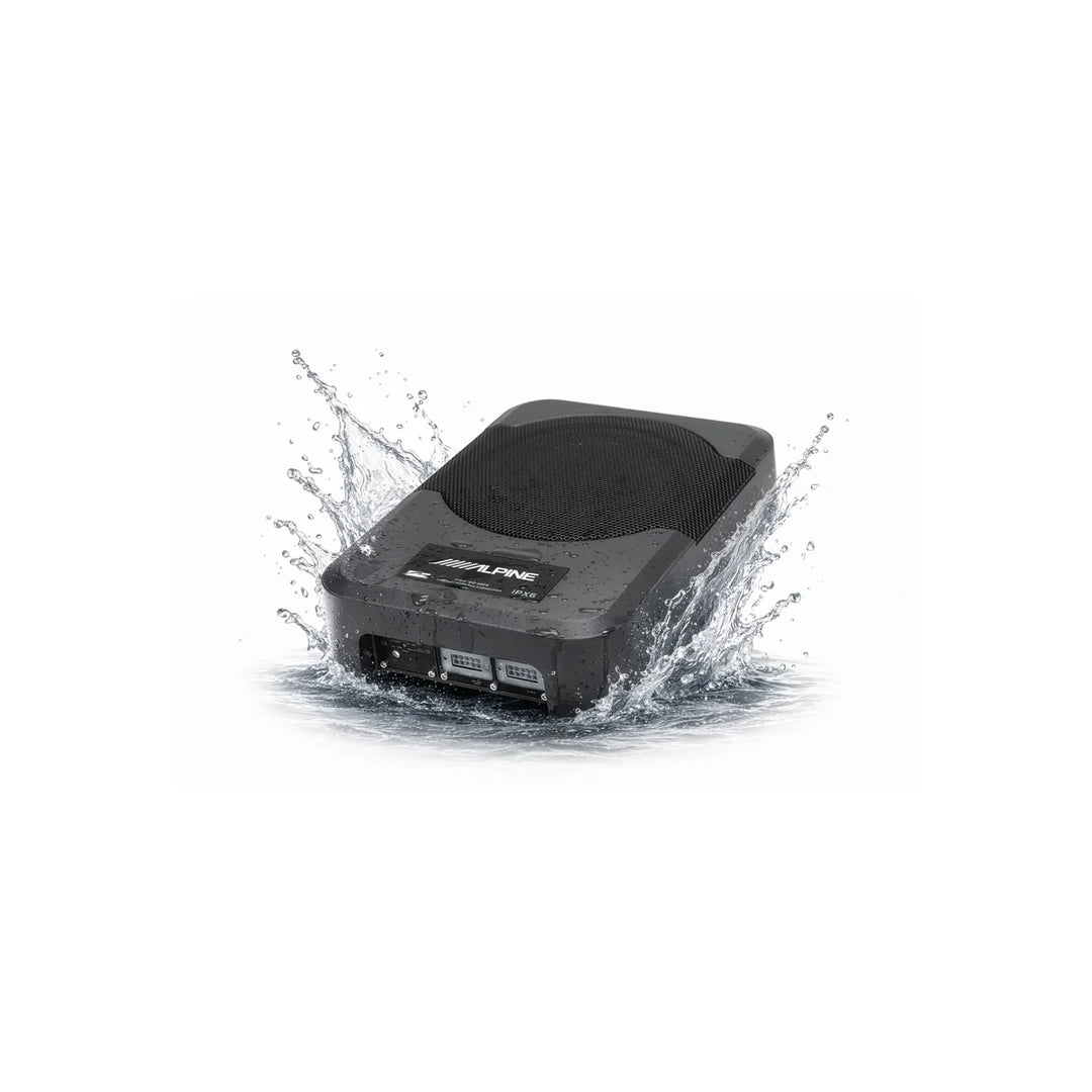 Alpine PWE-S8-MRN: 8" Powered Marine Subwoofer Enclosure
